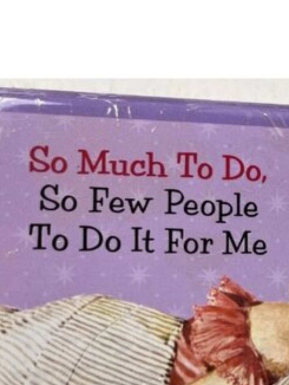 So Much To Do So Few People To Do It For Me Funny Note Cards Tin Set Vandor